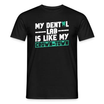 Zahntechniker Zahntechnik - Männer T-Shirt - Schwarz - Vorne - AI Model Male 178 light (178cm)