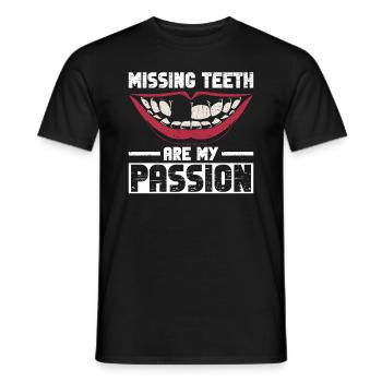 Zahntechniker Kieferorthopädietechniker - T-shirt homme - noir - Devant - AI Model Male 178 light (178cm)