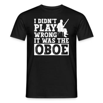 Fagott Schilf Und Fagott - Männer T-Shirt - Schwarz - Vorne - AI Model Male 178 light (178cm)