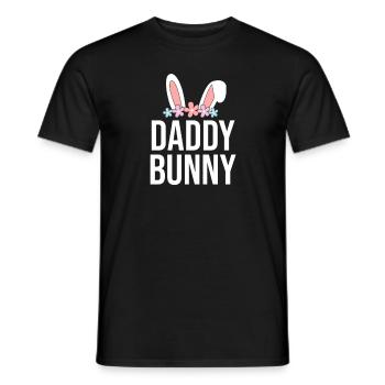 Joyeux lapin de Pâques drôle de jour de Pâques - T-shirt homme - noir - Devant - AI Model Male 178 light (178cm)