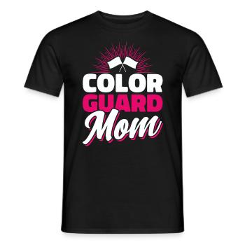 Color Guard Mom Flag Guard Cadeau - T-shirt homme - noir - Devant - AI Model Male 178 light (178cm)