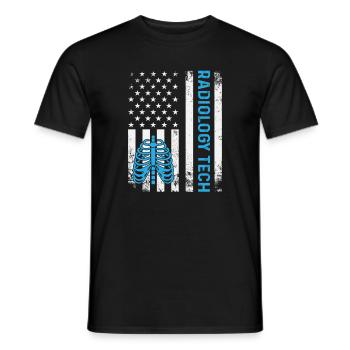 Rad Tech Radiologie Hommes Femmes Radiographe - T-shirt homme - noir - Devant - AI Model Male 178 light (178cm)