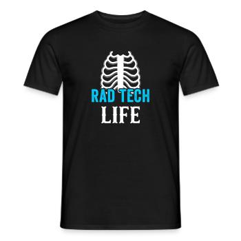 Rad Tech Radiologie Hommes Femmes Radiographe - T-shirt homme - noir - Devant - AI Model Male 178 light (178cm)