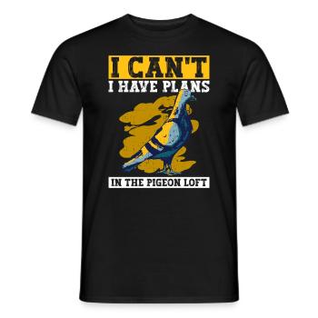 Taubenzüchter Und Taubenzuchttaube Vogelliebhaber - T-shirt homme - noir - Devant - AI Model Male 178 light (178cm)