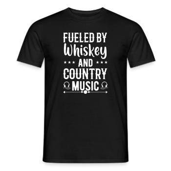Liebe Country Musik Design Zitat Country Musik - Männer T-Shirt - Schwarz - Vorne - AI Model Male 178 light (178cm)