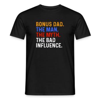 Papa Zitat Männer Papa Geburtstag Vatertag Papa - Männer T-Shirt - Schwarz - Vorne - AI Model Male 178 light (178cm)