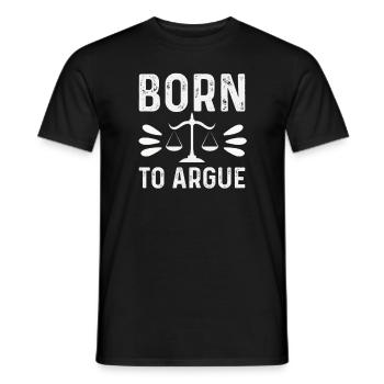 Lawyer Saying Funny Law Student Lawyer - Men's T-Shirt - black - Front - AI Model Male 178 light (178cm)