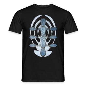 Résumé n° 65 - T-shirt homme - noir - Devant - AI Model Male 178 light (178cm)