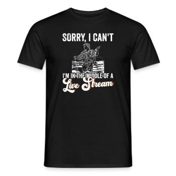 Fliegenfischer-design Für Brown Ttout - T-shirt homme - noir - Devant - AI Model Male 178 light (178cm)