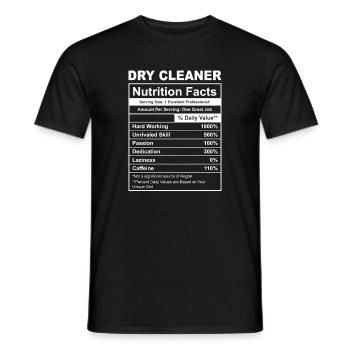 Cleaning Lover Women Men Housekeeping Housekeeper - Men's T-Shirt - black - Front - AI Model Male 178 light (178cm)