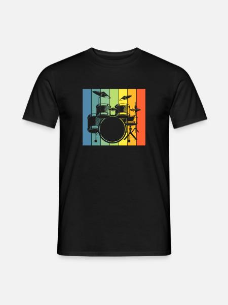 Batterie Batteur Drôle Batterie Batterie Batterie - T-shirt homme - noir