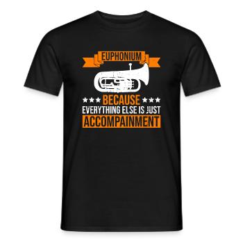 Euphonium-desígn Für - T-shirt homme - noir - Devant - AI Model Male 178 light (178cm)
