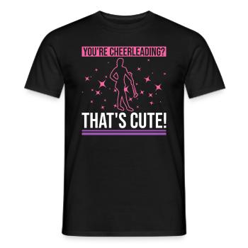 Baton Twirler Design Für Majorette Cheerleader - Männer T-Shirt - Schwarz - Vorne - AI Model Male 178 light (178cm)