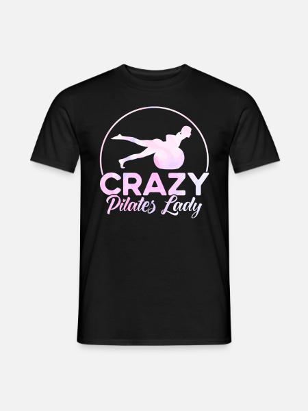 Pilates Crazy Pilates Lady Cadeau - Heren T-shirt - zwart