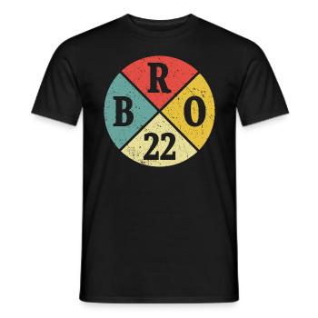 Brother Bro 2022 Big Brother Gift - Men's T-Shirt - black - Front - AI Model Male 178 light (178cm)