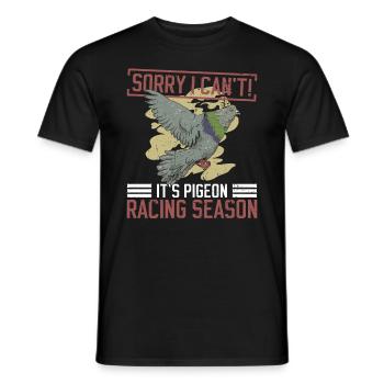 Taubenrennen Und Taubenrenntaubenzucht - T-shirt homme - noir - Devant - AI Model Male 178 light (178cm)