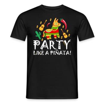 5 De Mayo Viva Mexico Cinco De Mayo Geschenk - Männer T-Shirt - Schwarz - Vorne - AI Model Male 178 light (178cm)