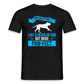 Dog Agility Dad Design Für Hund Agility Training - Männer T-Shirt - Schwarz - Vorne - AI Model Male 178 light (178cm)