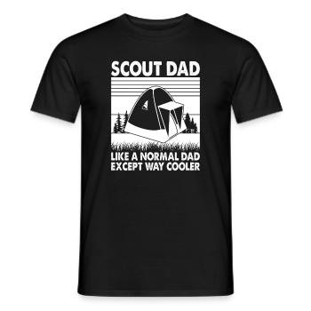 Scout Funny Scouting Camping Scouts - Men's T-Shirt - black - Front - AI Model Male 178 light (178cm)