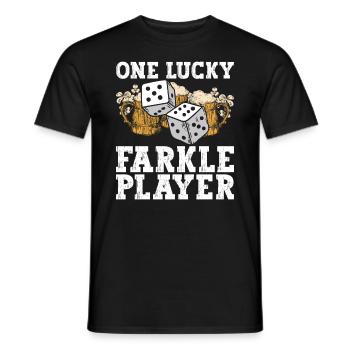 Farkle St. Patricks Design Für Bunco-spieler St. - T-shirt homme - noir - Devant - AI Model Male 178 light (178cm)