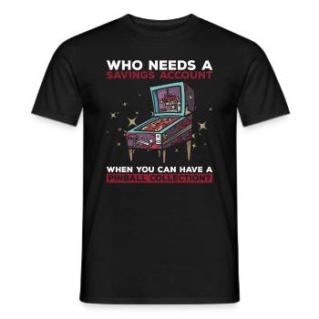 Flipper-design Für Flipper-sammler - Men's T-Shirt - black - Front - AI Model Male 178 light (178cm)