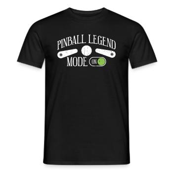 Flipper-spieler-design Für - Men's T-Shirt - black - Front - AI Model Male 178 light (178cm)