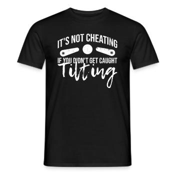 Flipper-design Für Flipperspieler - Men's T-Shirt - black - Front - AI Model Male 178 light (178cm)