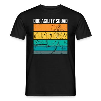 Hunde-agility-trainingsdesign Für - Männer T-Shirt - Schwarz - Vorne - AI Model Male 178 light (178cm)