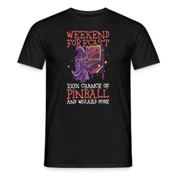 Klassisches Flipper-spiel-design Für - Men's T-Shirt - black - Front - AI Model Male 178 light (178cm)