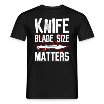 Messer Sammeln Jagdmesser Sammler Messer Sammlung - Männer T-Shirt - Schwarz - Vorne - AI Model Male 178 light (178cm)