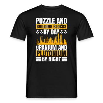 Nuclear Energy Nuclear Engineer Dad Und Nuclear - Männer T-Shirt - Schwarz - Vorne - AI Model Male 178 light (178cm)