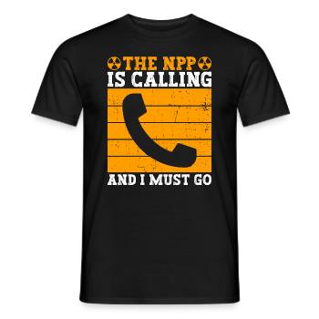 Kernenergie Und Kerntechnik - Männer T-Shirt - Schwarz - Vorne - AI Model Male 178 light (178cm)