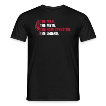 Amateurfunk-design Für Amateurfunk-amateur - Men's T-Shirt - black - Front - AI Model Male 178 light (178cm)