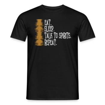 Ghost Investigator Design Für Paranormale - Männer T-Shirt - Schwarz - Vorne - AI Model Male 178 light (178cm)