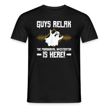 Paranormales Ermittlerdesign Für Paranormale - Männer T-Shirt - Schwarz - Vorne - AI Model Male 178 light (178cm)