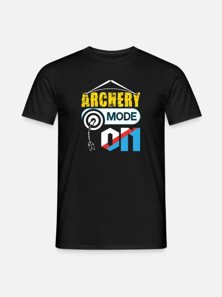 Bogenschießen Spruch Lustiger Bogenschütze Zitat Bogenschießen - Männer T-Shirt - Schwarz