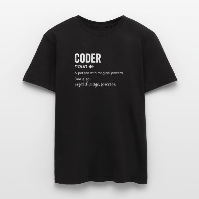 Programmierer Entwickler IT Admin Programmierer Codierung Männer T-Shirt