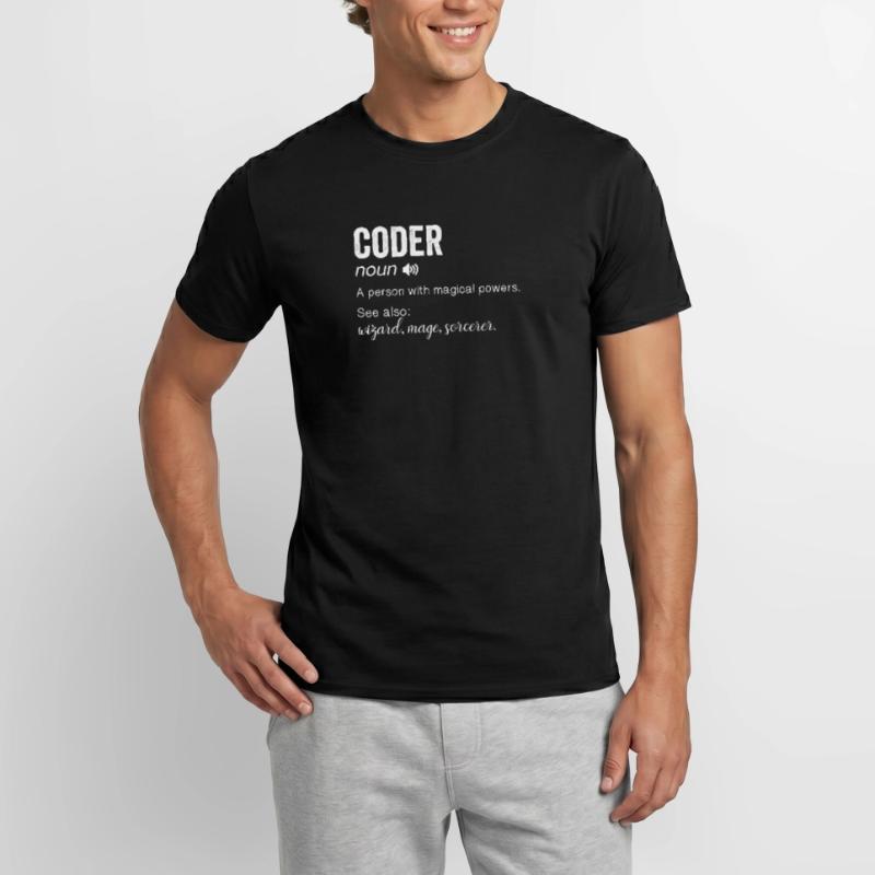Programmierer Entwickler IT Admin Programmierer Codierung Männer T-Shirt