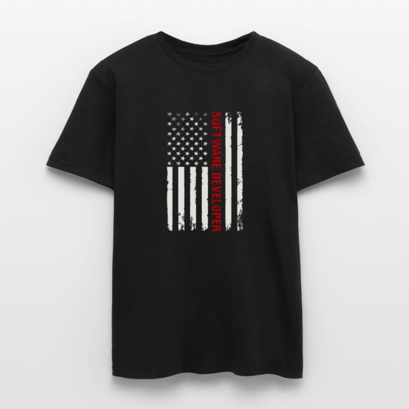 Programmierer Entwickler IT Admin Programmierer Codierung Männer T-Shirt