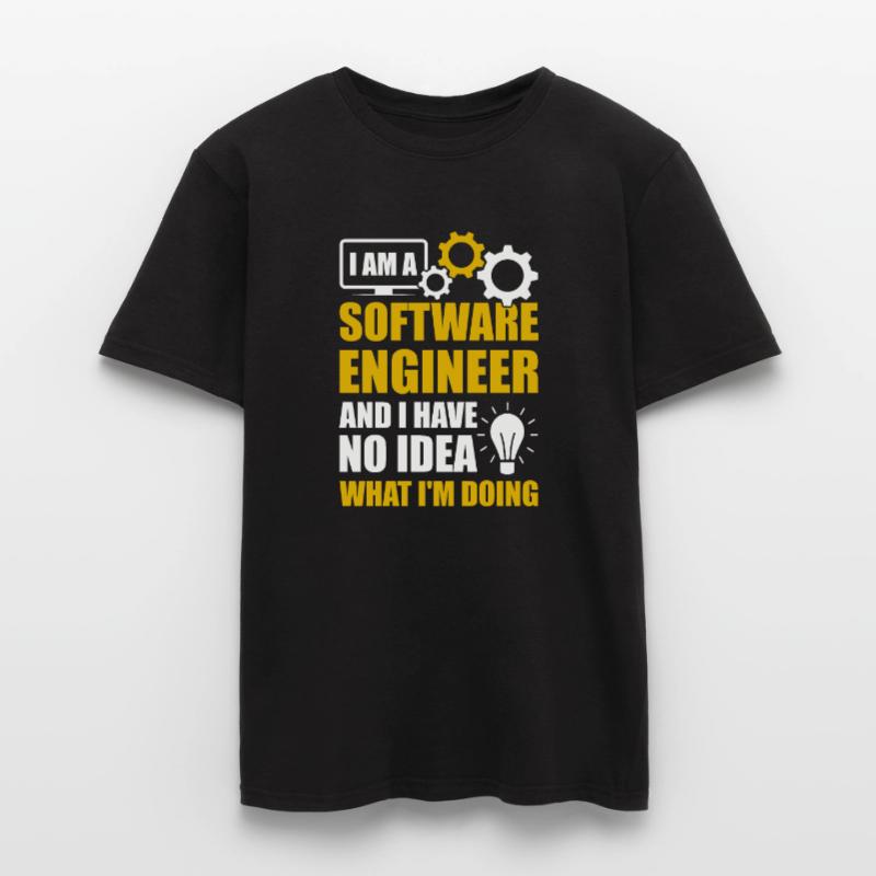 Programmierer Entwickler IT Admin Programmierer Codierung Männer T-Shirt