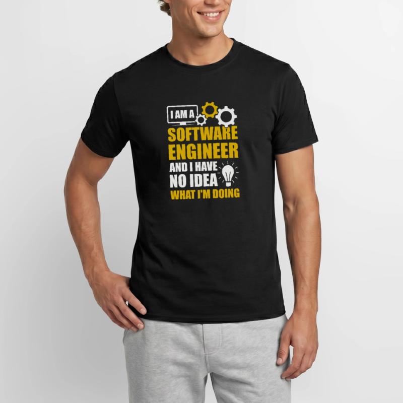 Programmierer Entwickler IT Admin Programmierer Codierung Männer T-Shirt
