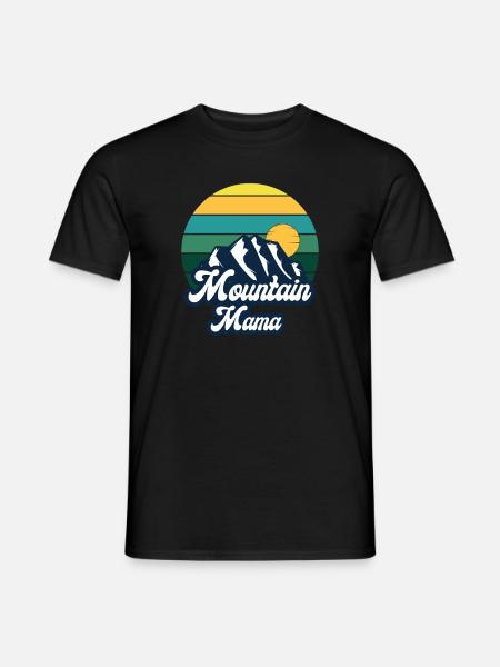 Camping Outdoor Mountain Camper Wandern Camping - Männer T-Shirt - Schwarz