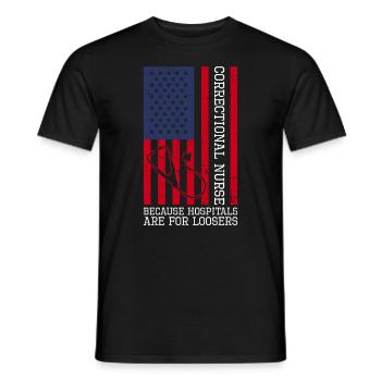 Forensisches Pflegedesign Für - T-shirt homme - noir - Devant - AI Model Male 178 light (178cm)