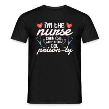 Forensisches Pflegedesign Für - T-shirt homme - noir - Devant - AI Model Male 178 light (178cm)