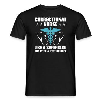 Design Der Justizvollzugsschwester Für Die - T-shirt homme - noir - Devant - AI Model Male 178 light (178cm)