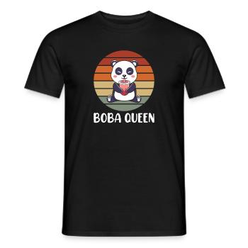 Bubble Tea Lustiger Kawaii Bubble Milk Boba Tee - Männer T-Shirt - Schwarz - Vorne - AI Model Male 178 light (178cm)