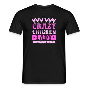 Amateur de poulet Éleveur de poulet - T-shirt homme - noir - Devant - AI Model Male 178 light (178cm)
