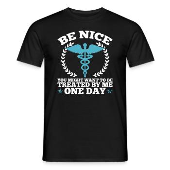 Correctional Rn Design Für - Men's T-Shirt - black - Front - AI Model Male 178 light (178cm)