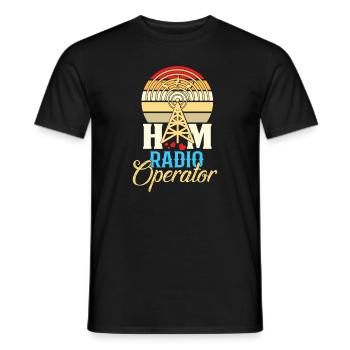 Amateurfunk Amateurfunker Amateurfunker - Männer T-Shirt - Schwarz - Vorne - AI Model Male 178 light (178cm)