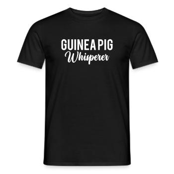 Meerschweinchen-Kunst Für Männer, Frauen, Jungen, Mädchen - Männer T-Shirt - Schwarz - Vorne - AI Model Male 178 light (178cm)